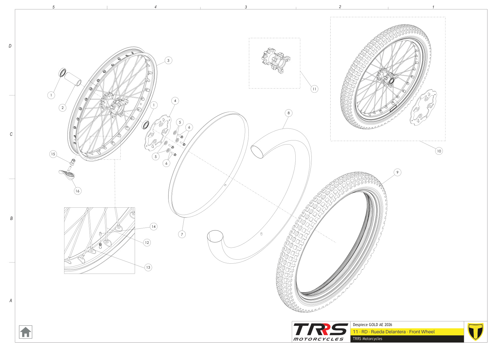 11TR - FRONT WHEEL