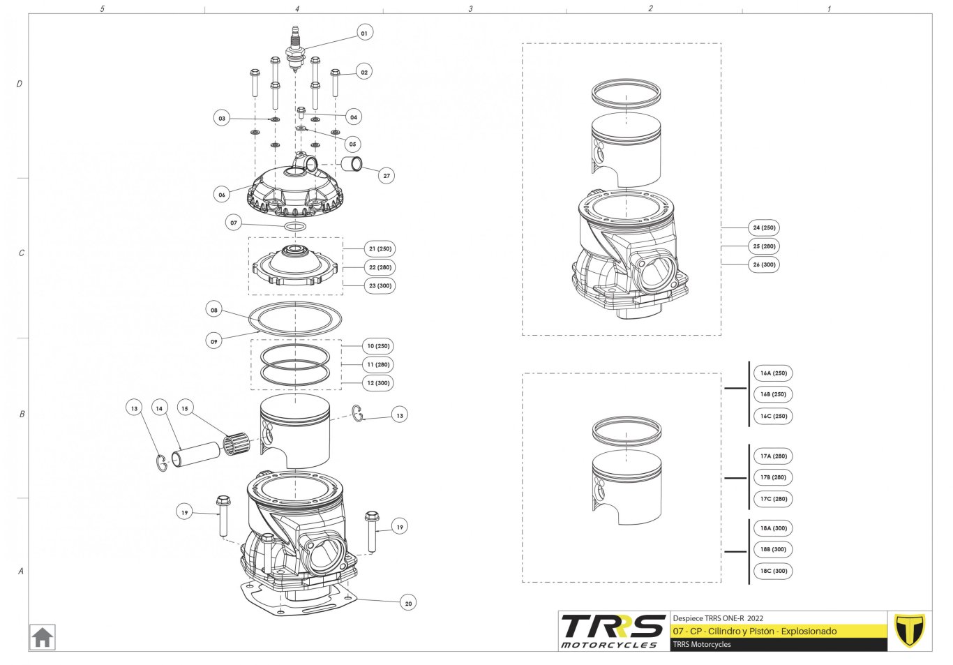 07MT - CYLINDER AND PISTON