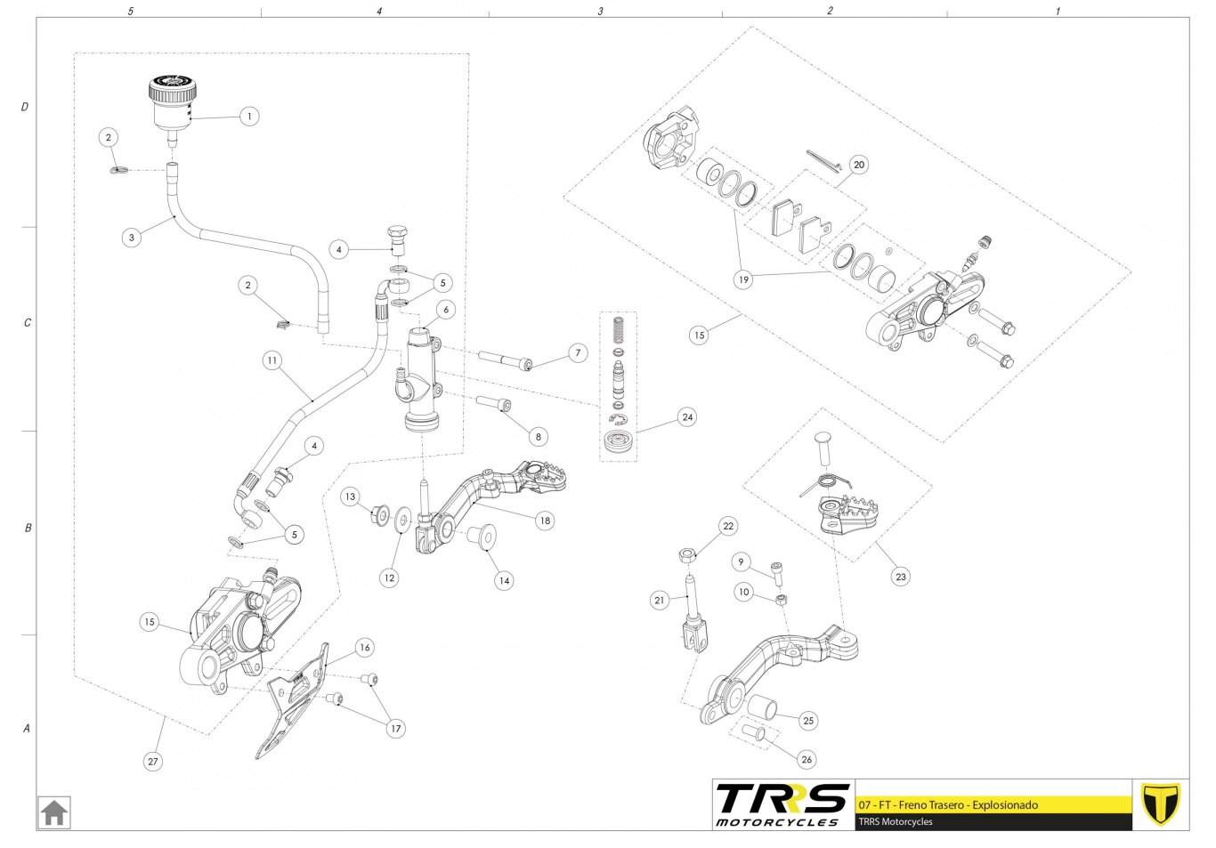 07TR - REAR BRAKE