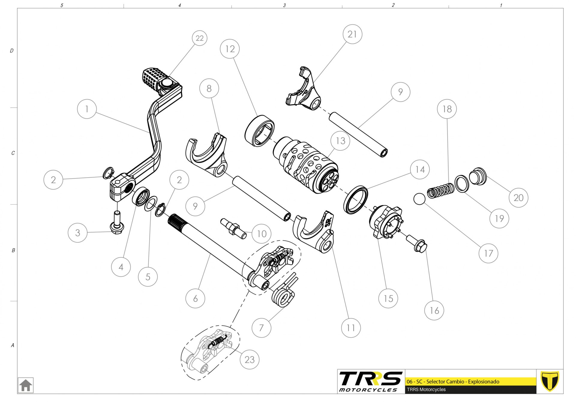 06MT - GEAR SELECTOR GROUP