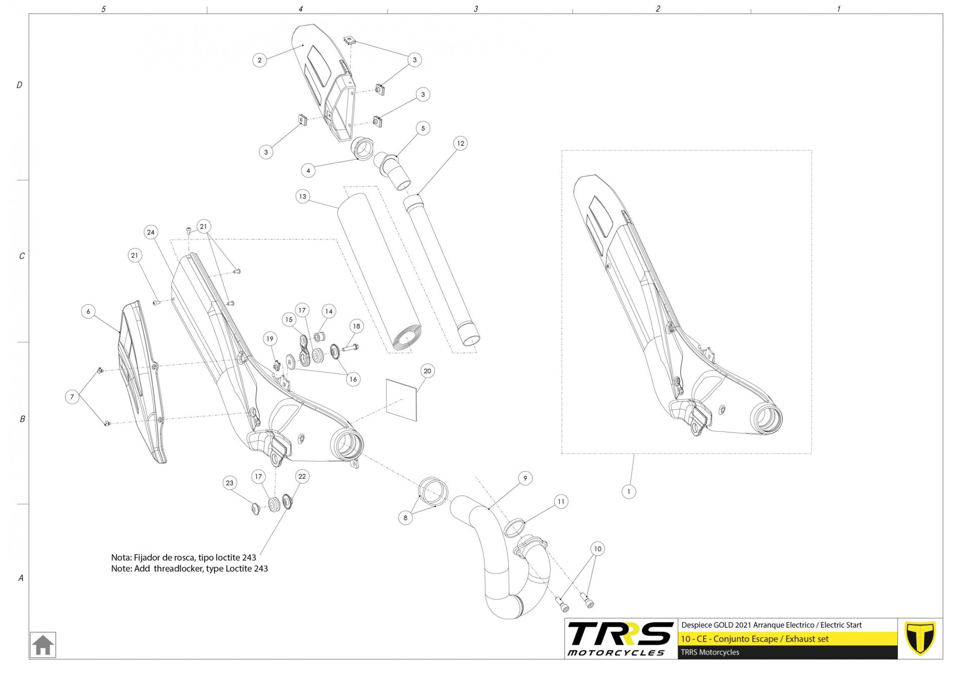 10TR - EXHAUST
