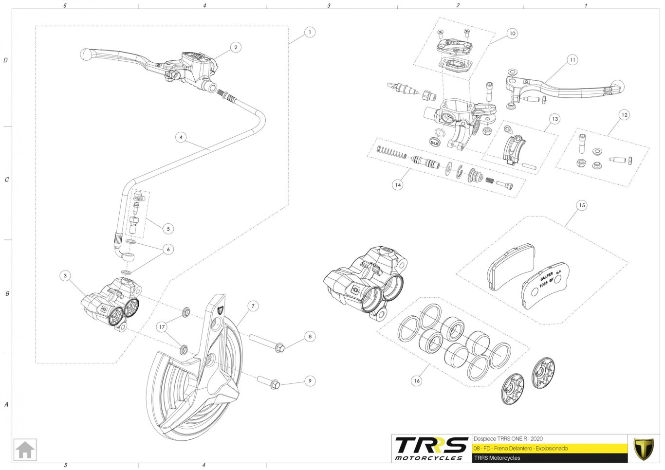 08TR - FRONT BRAKE