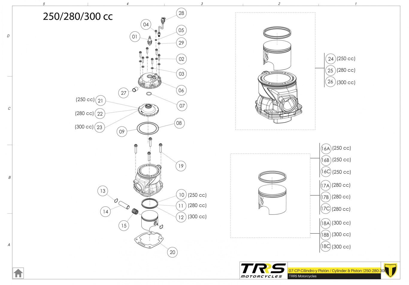 07MT - CYLINDER AND PISTON