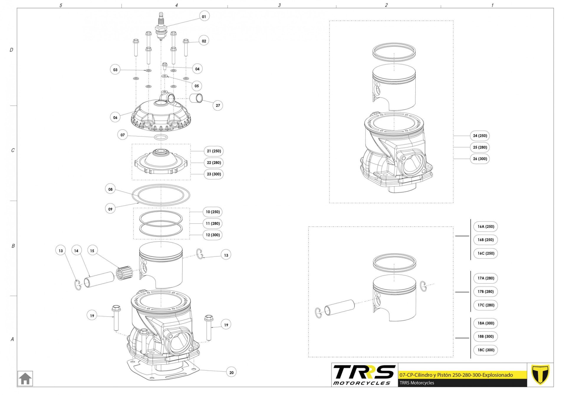 07MT - CYLINDER AND PISTON
