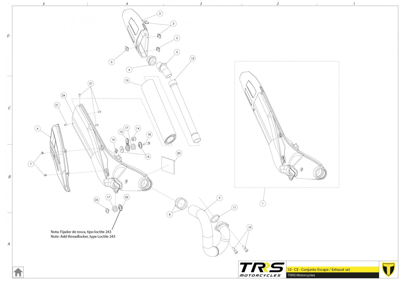 10TR - EXHAUST
