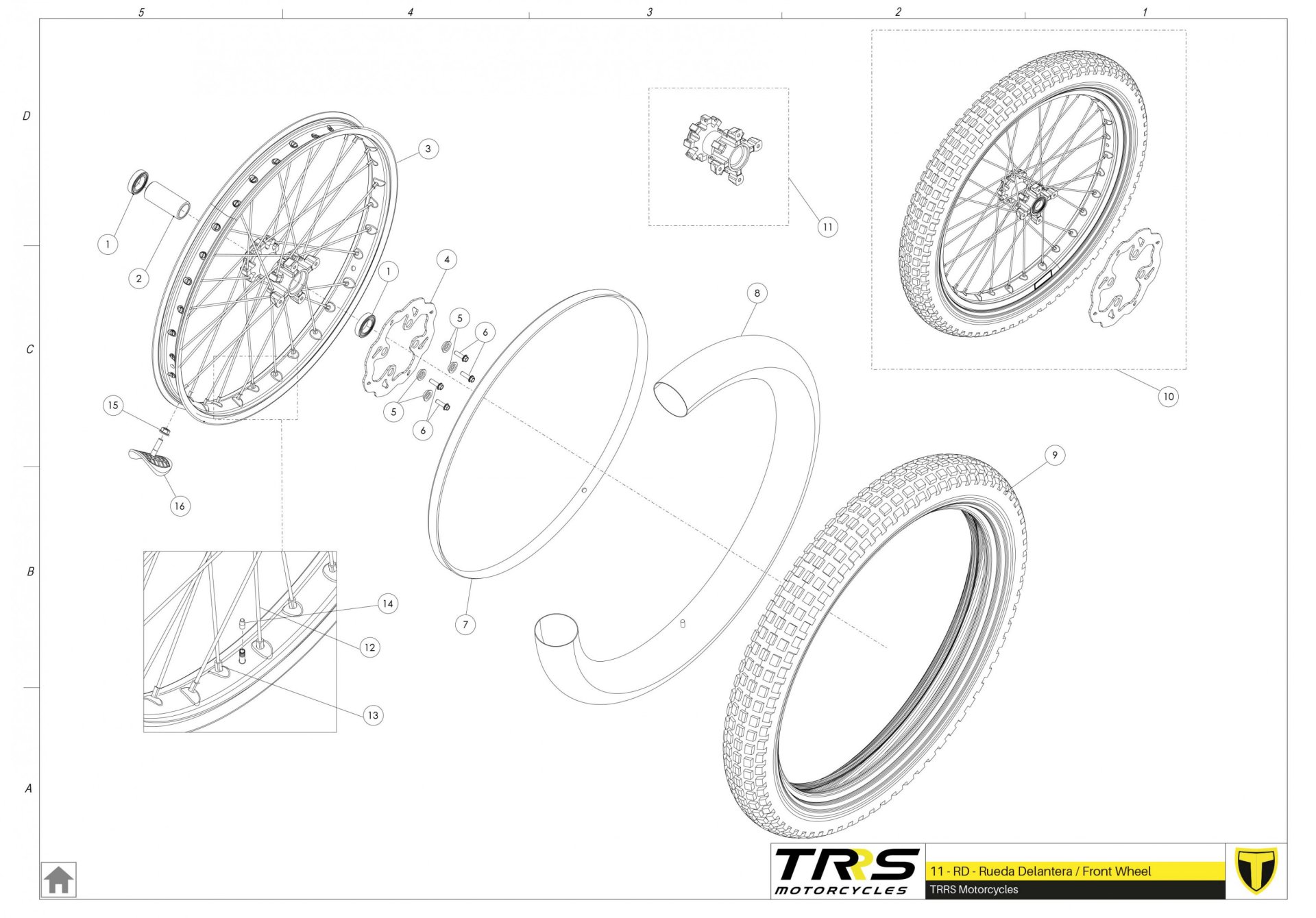 11TR - FRONT WHEEL