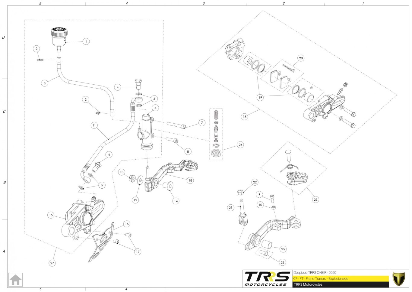 07TR - REAR BRAKE