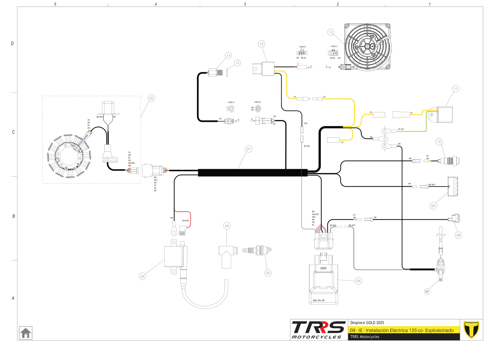 09TR-125 - ELECTRICAL INSTALLATION 125CC