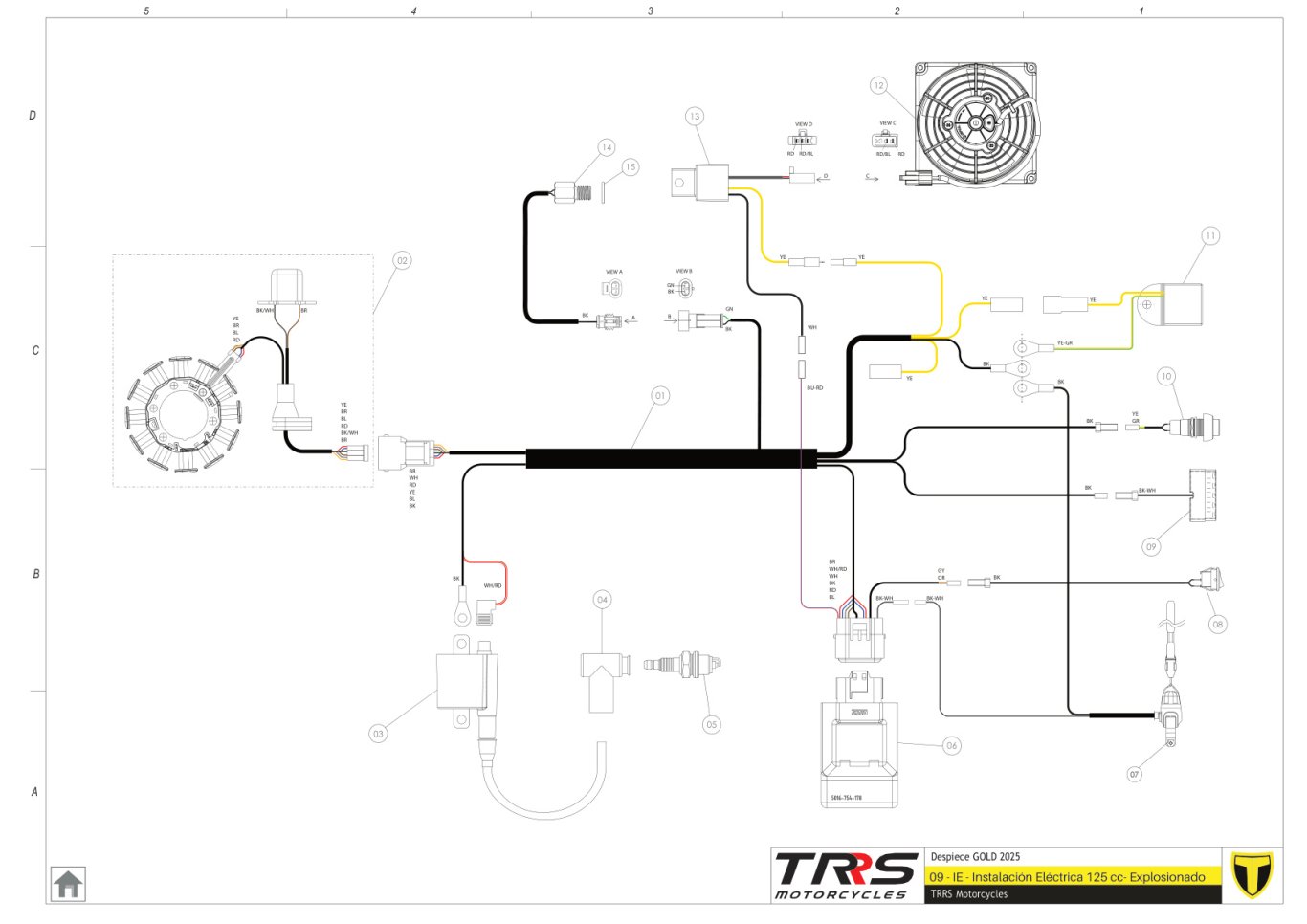 09TR-125 - ELECTRICAL INSTALLATION 125CC