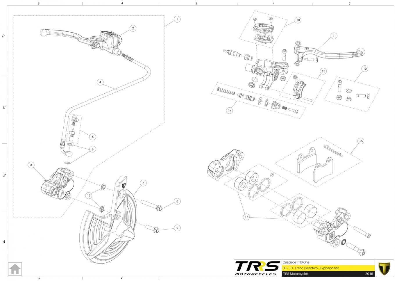 08TR - FRONT BRAKE