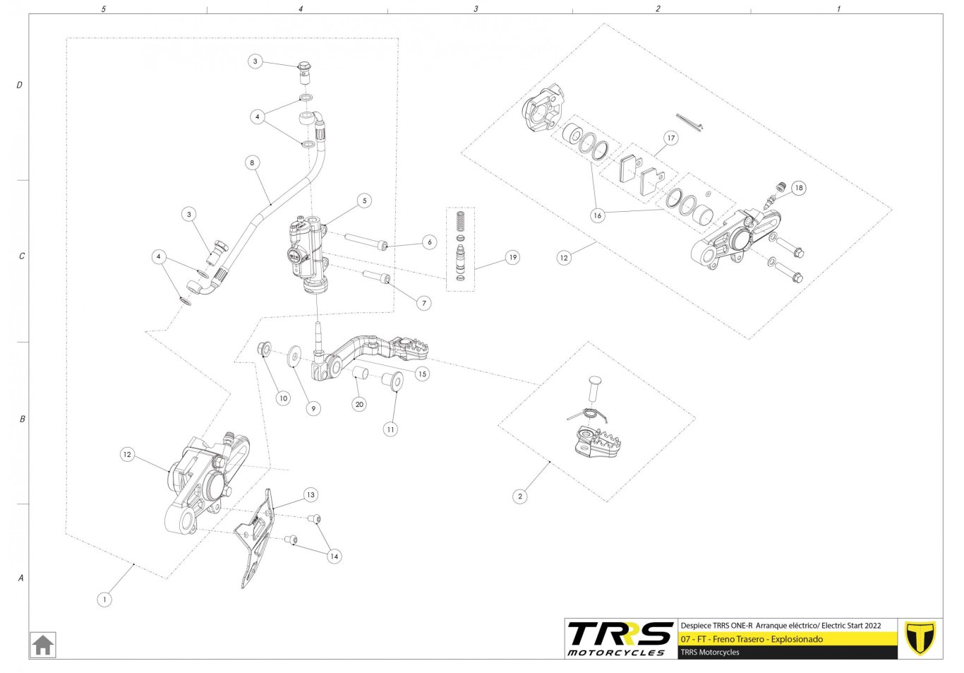 07TR - REAR BRAKE