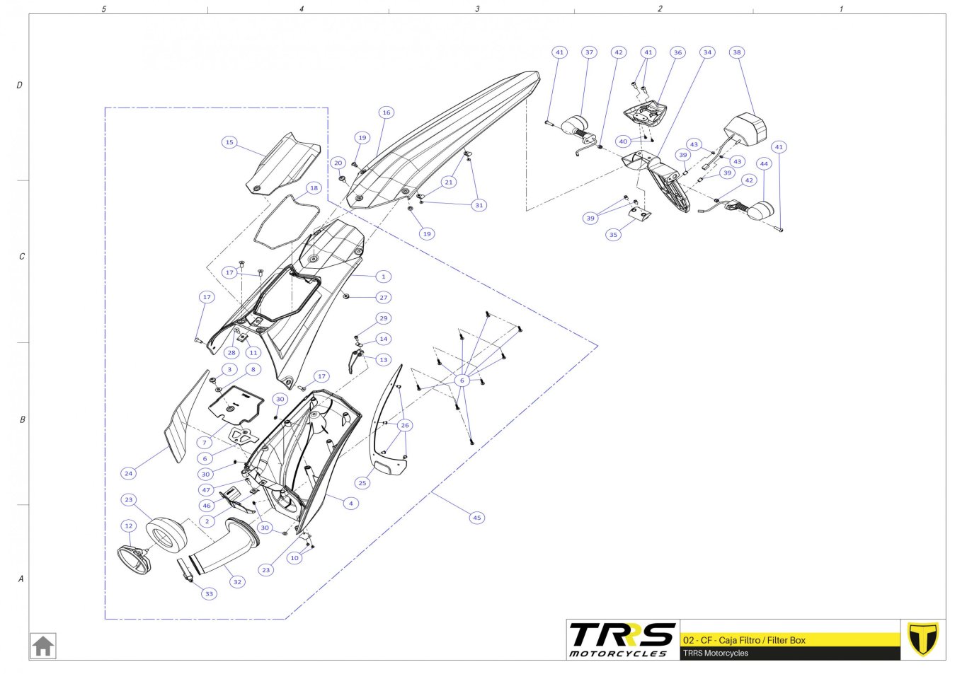 02TR - AIR FILTER BOX