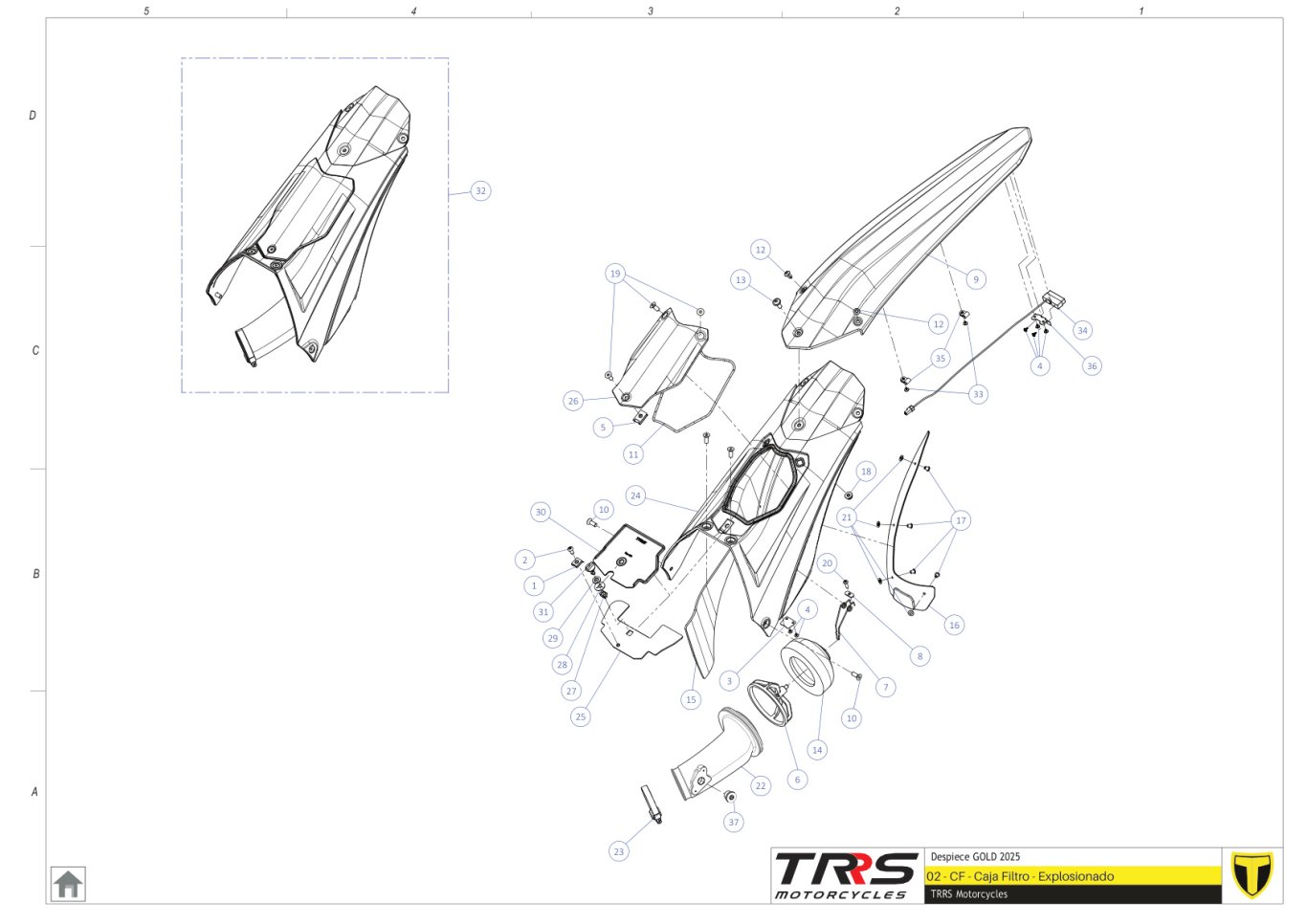 02TR - AIR FILTER BOX