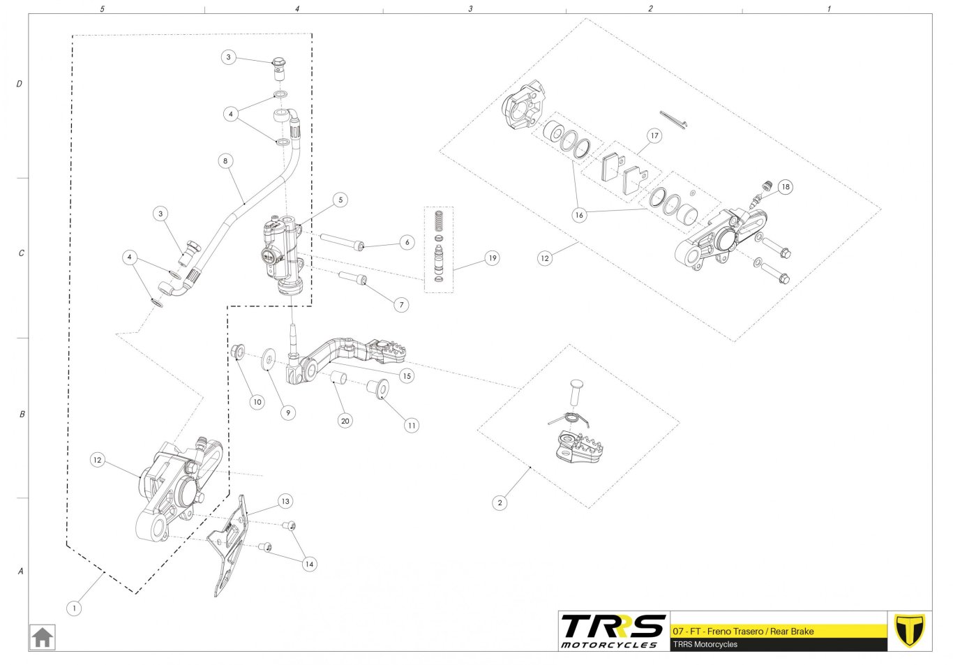 07TR - REAR BRAKE