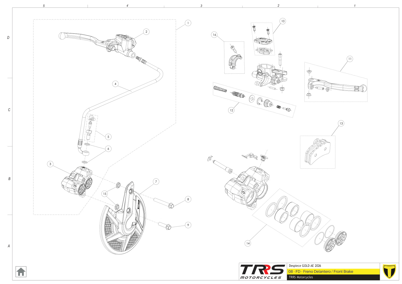08TR - FRONT BRAKE