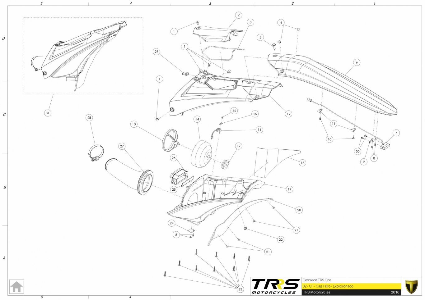 02TR - AIR FILTER BOX