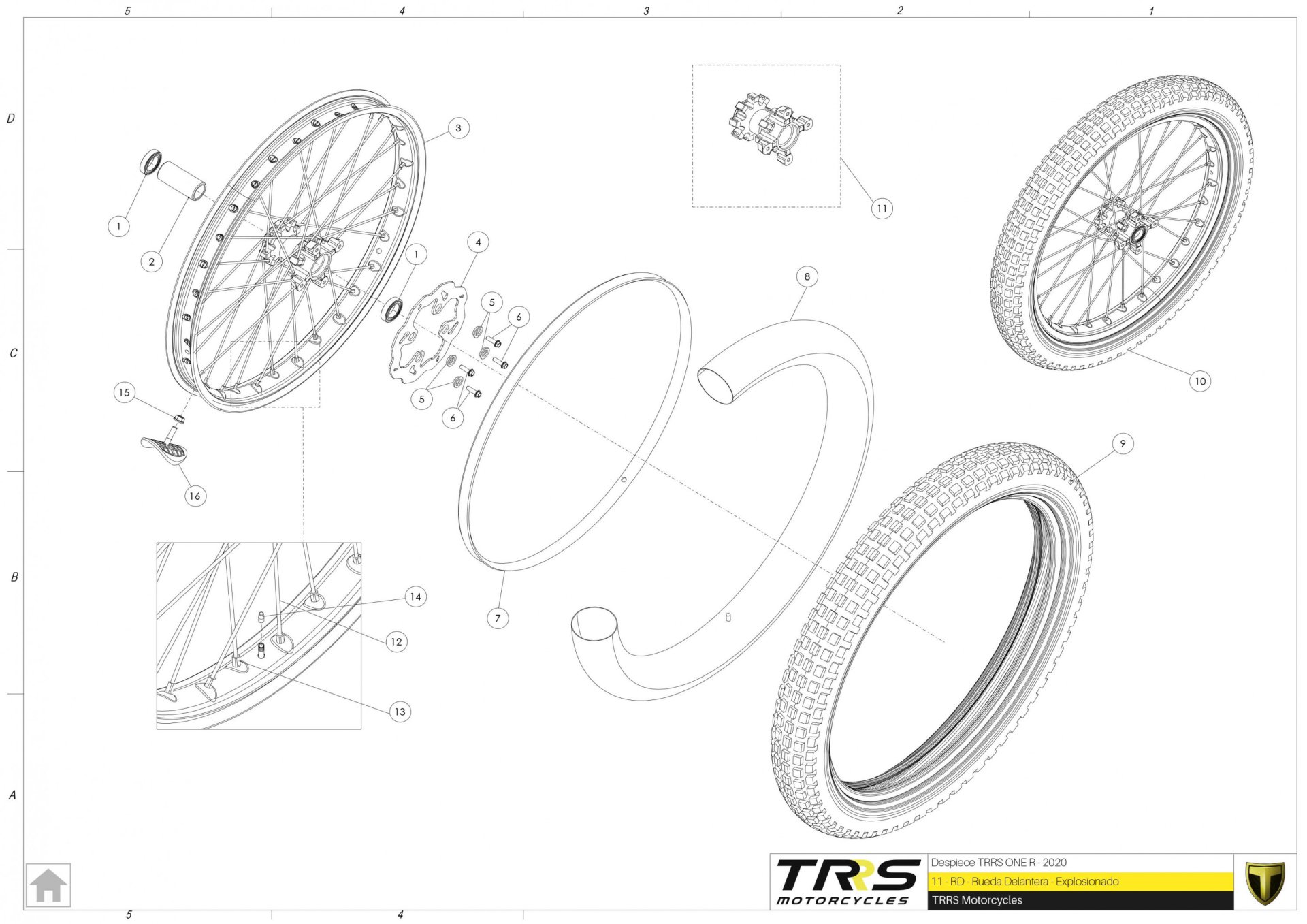11TR - FRONT WHEEL