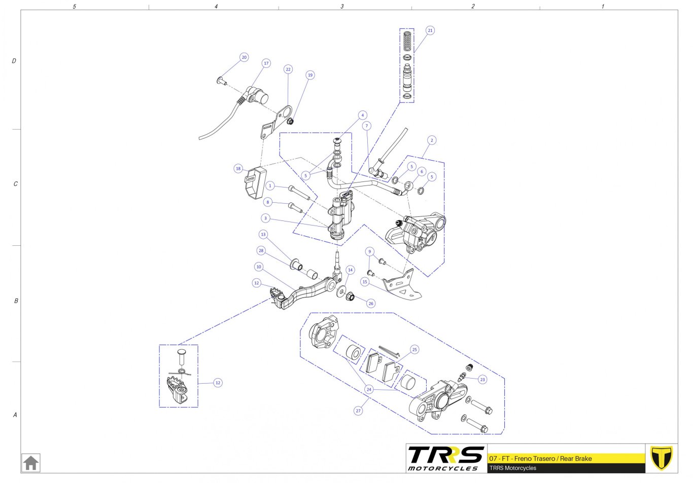 07TR - REAR BRAKE