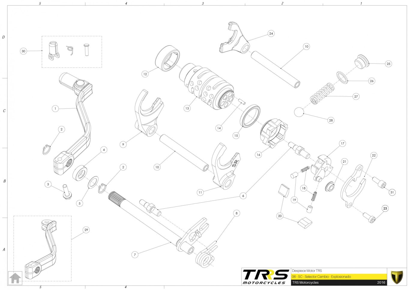 06MT - GEAR SELECTOR GROUP