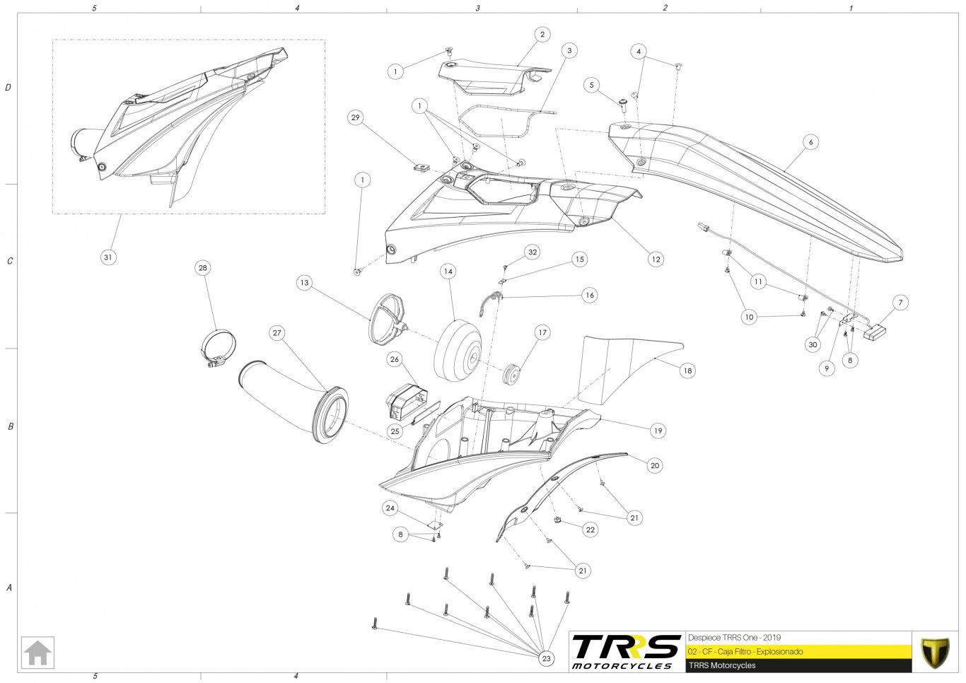 02TR - AIR FILTER BOX
