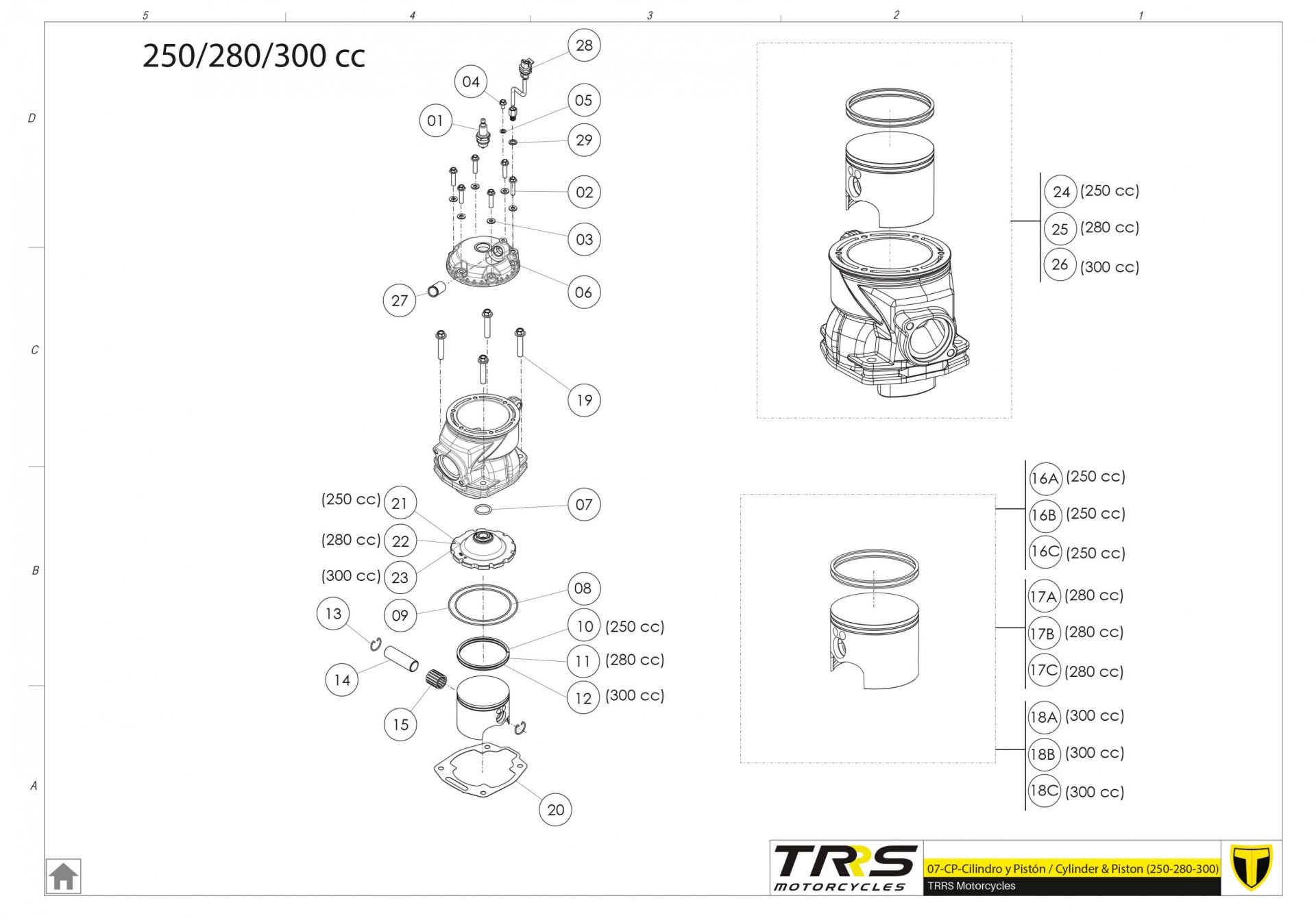 07MT - CYLINDER AND PISTON