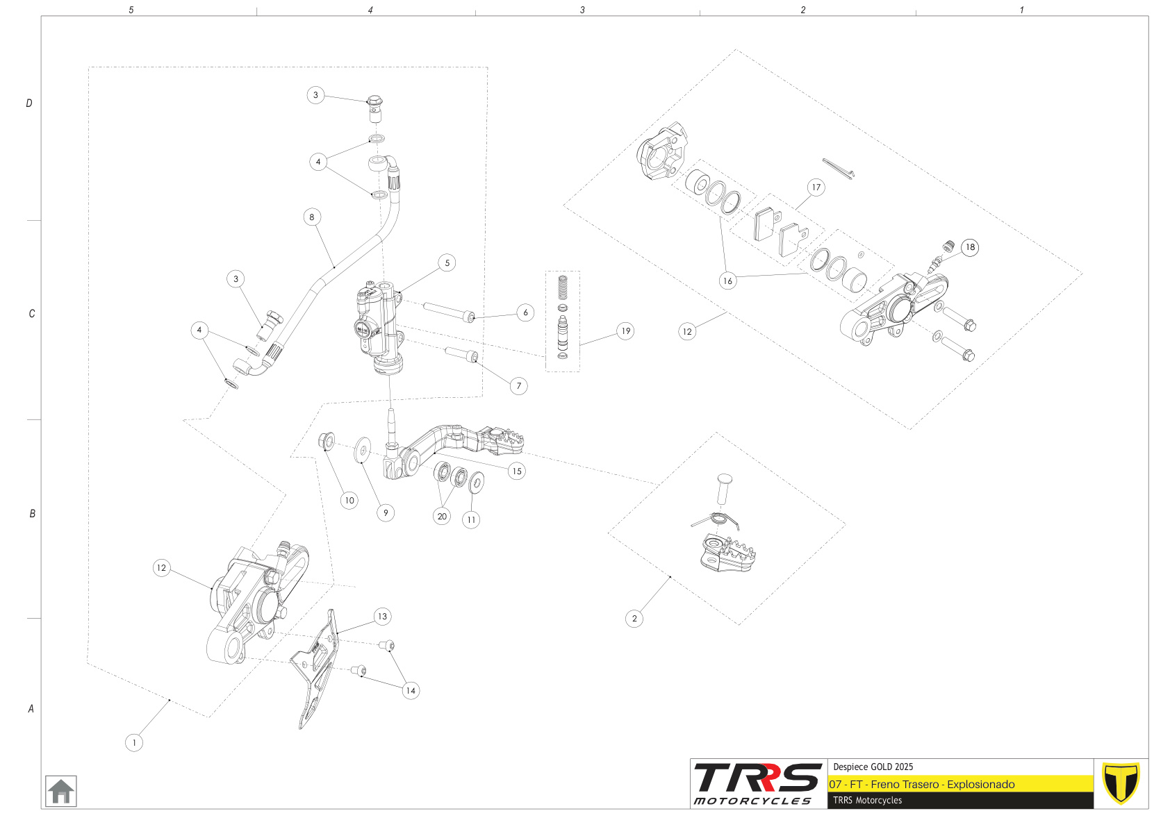 07TR - REAR BRAKE
