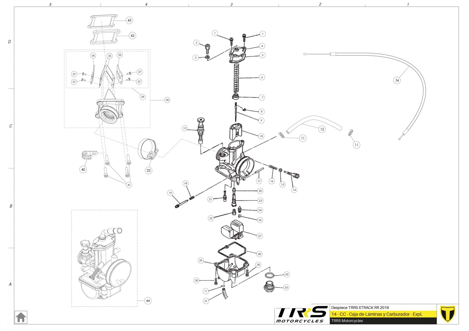 14TR - CARBURETTOR