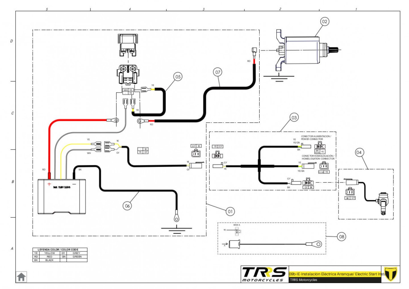 09BTR - ELECTRIC START INSTALLATION