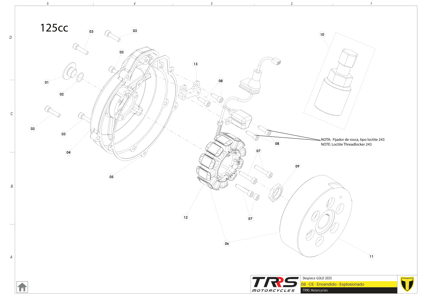 08MT-125 - IGNITION 125CC