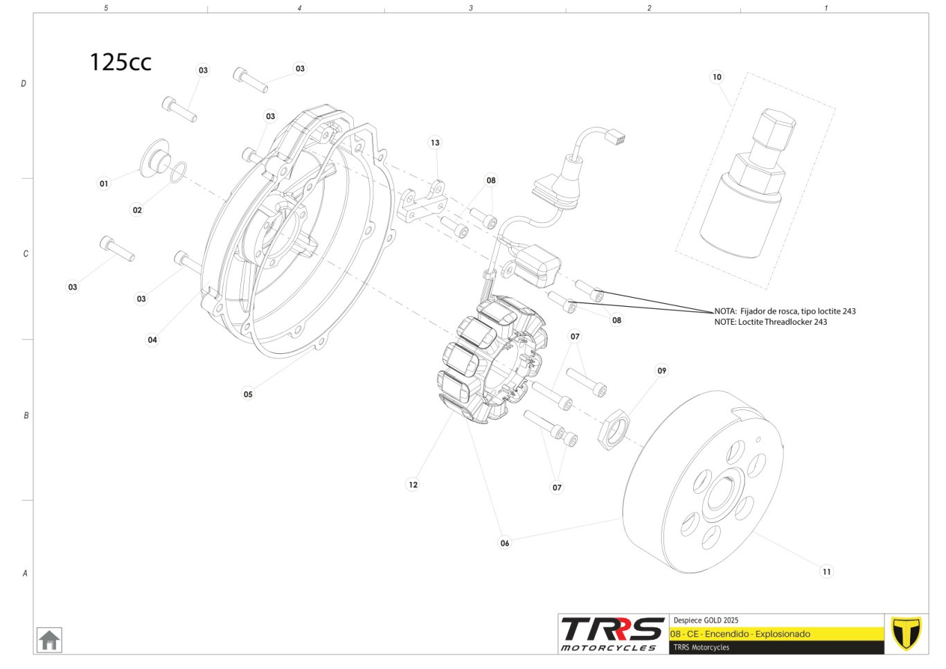 08MT-125 - IGNITION 125CC