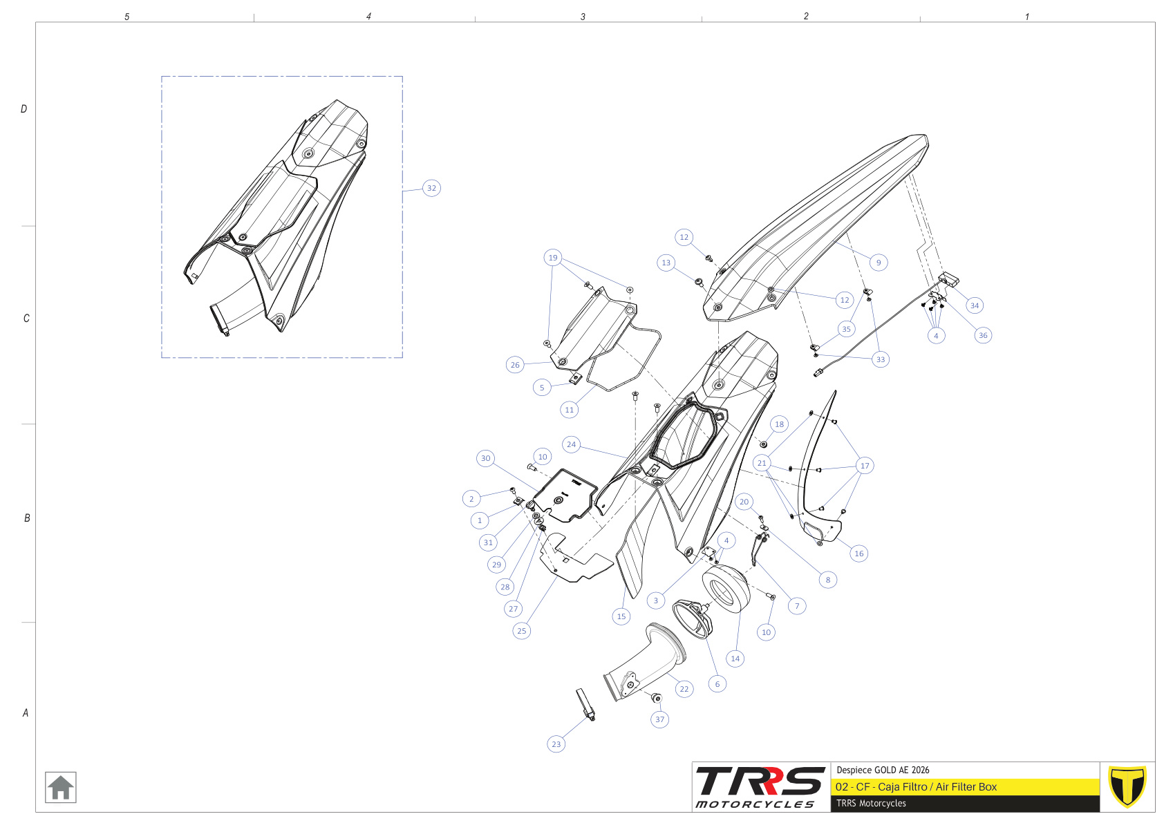02TR - AIR FILTER BOX