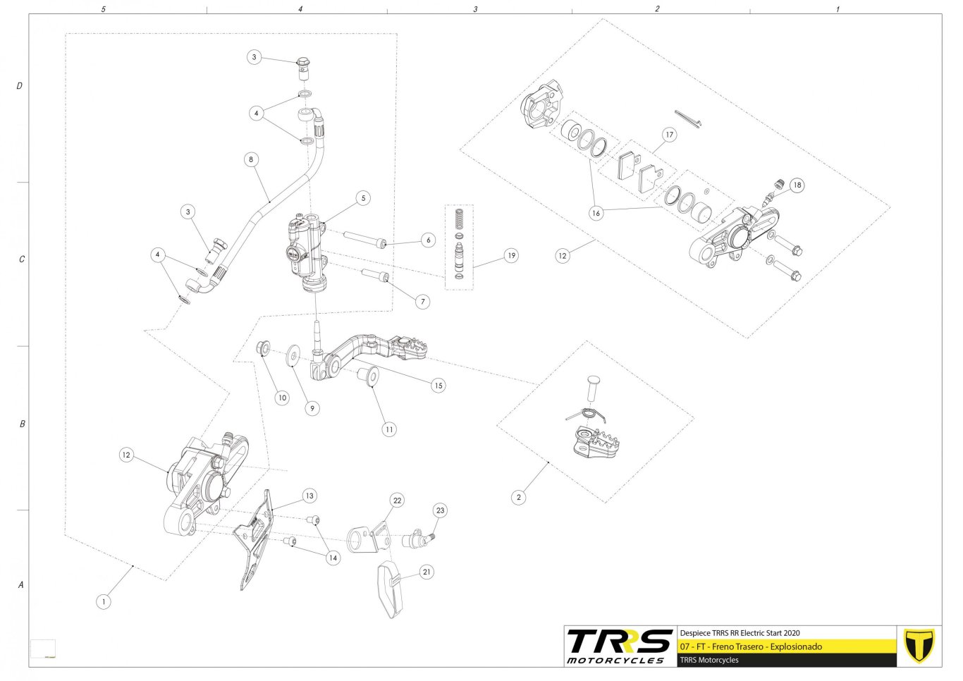 07TR - REAR BRAKE