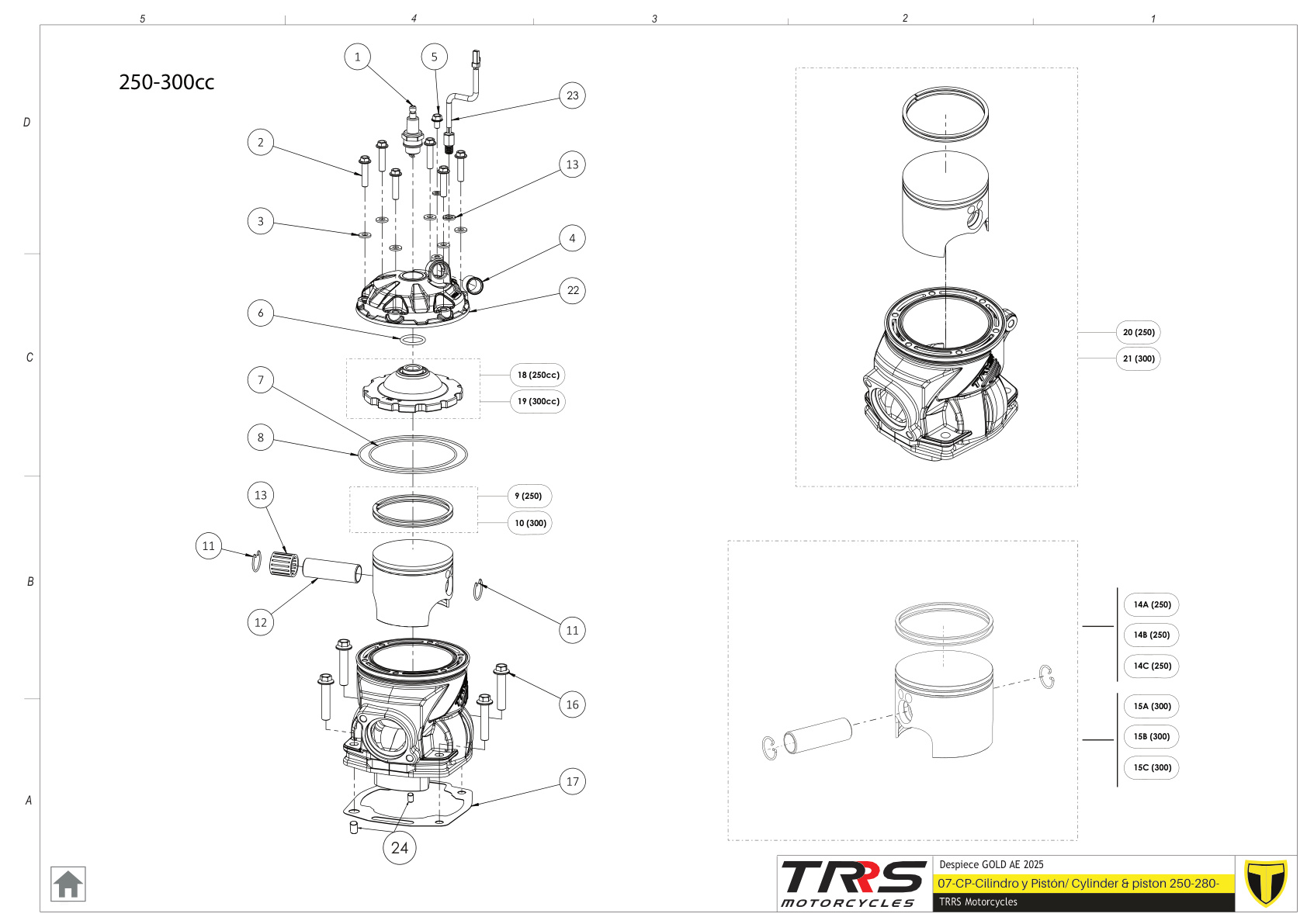 07MT - CYLINDER AND PISTON