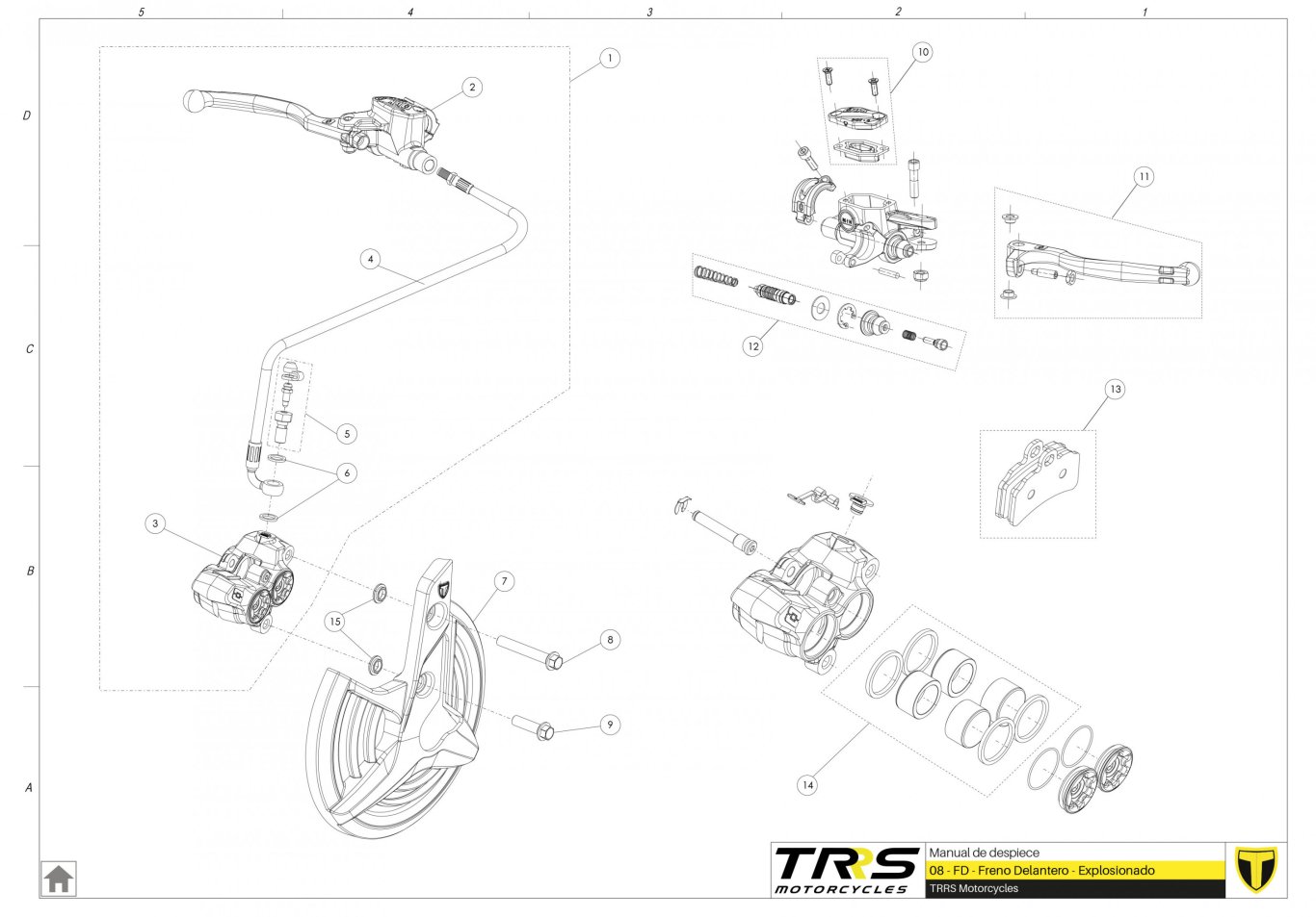 08TR - FRONT BRAKE