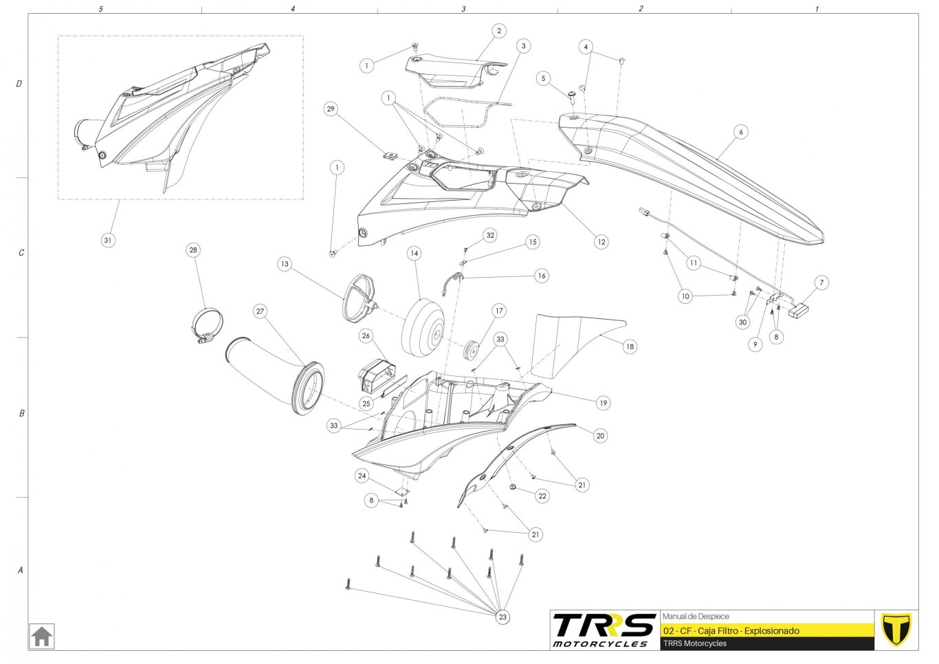 02TR - AIR FILTER BOX