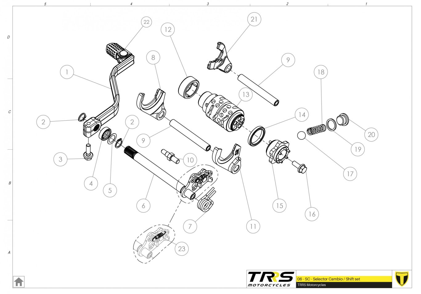 06MT - GEAR SELECTOR GROUP