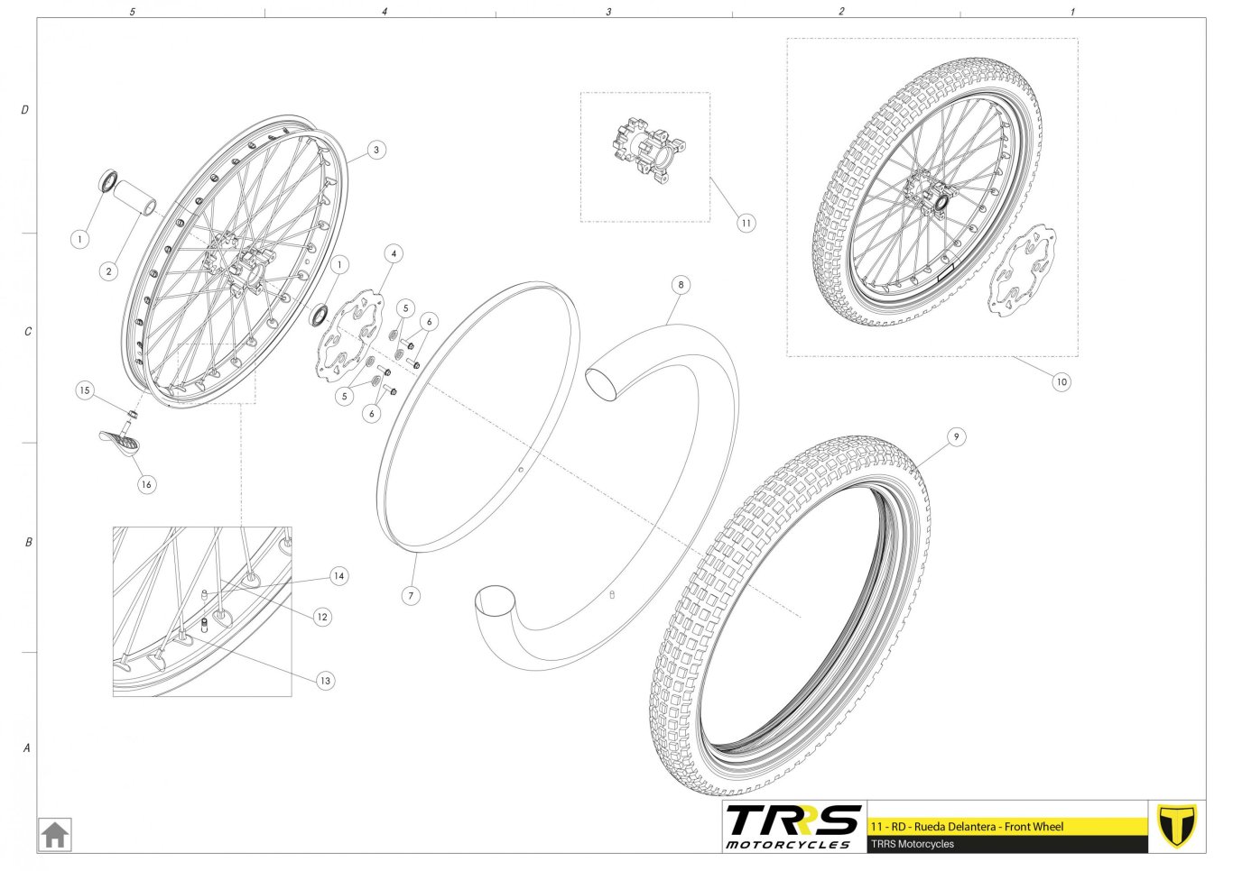 11TR - FRONT WHEEL