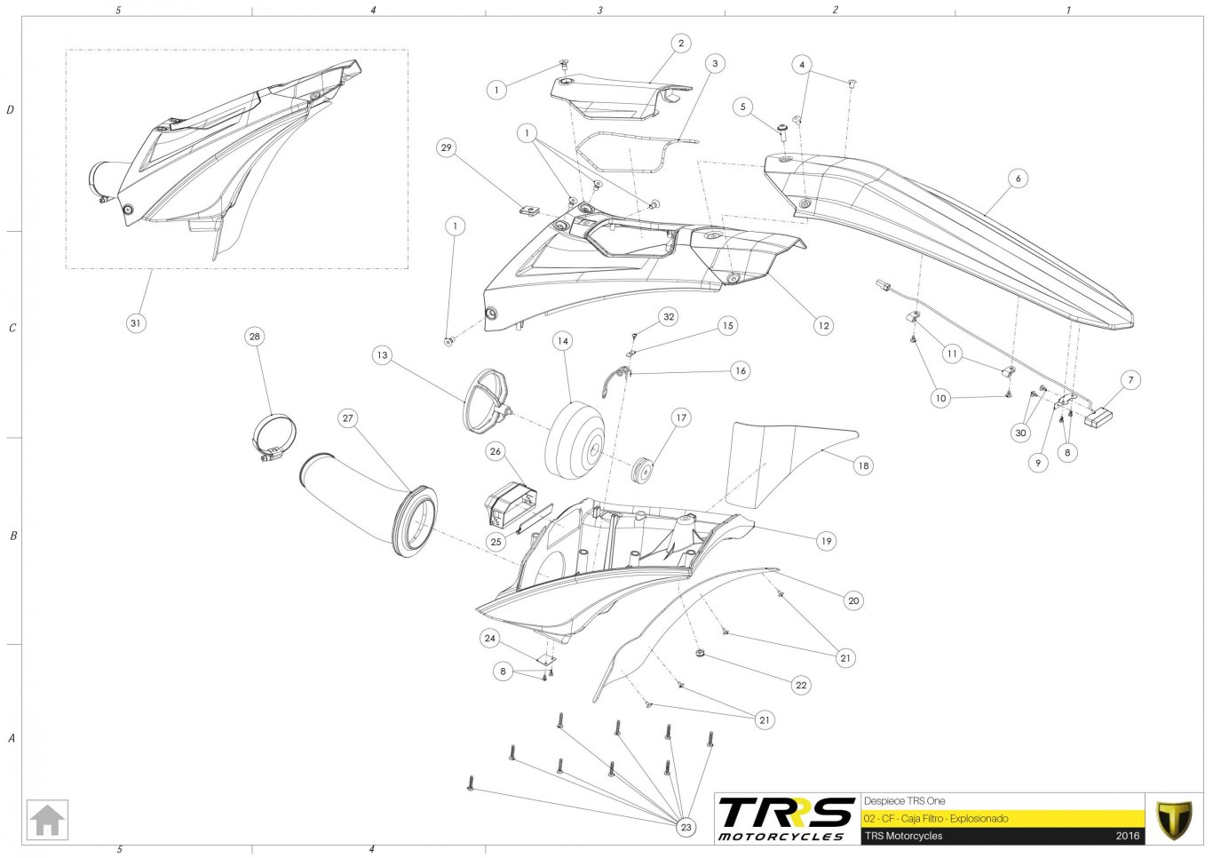 02TR - AIR FILTER BOX