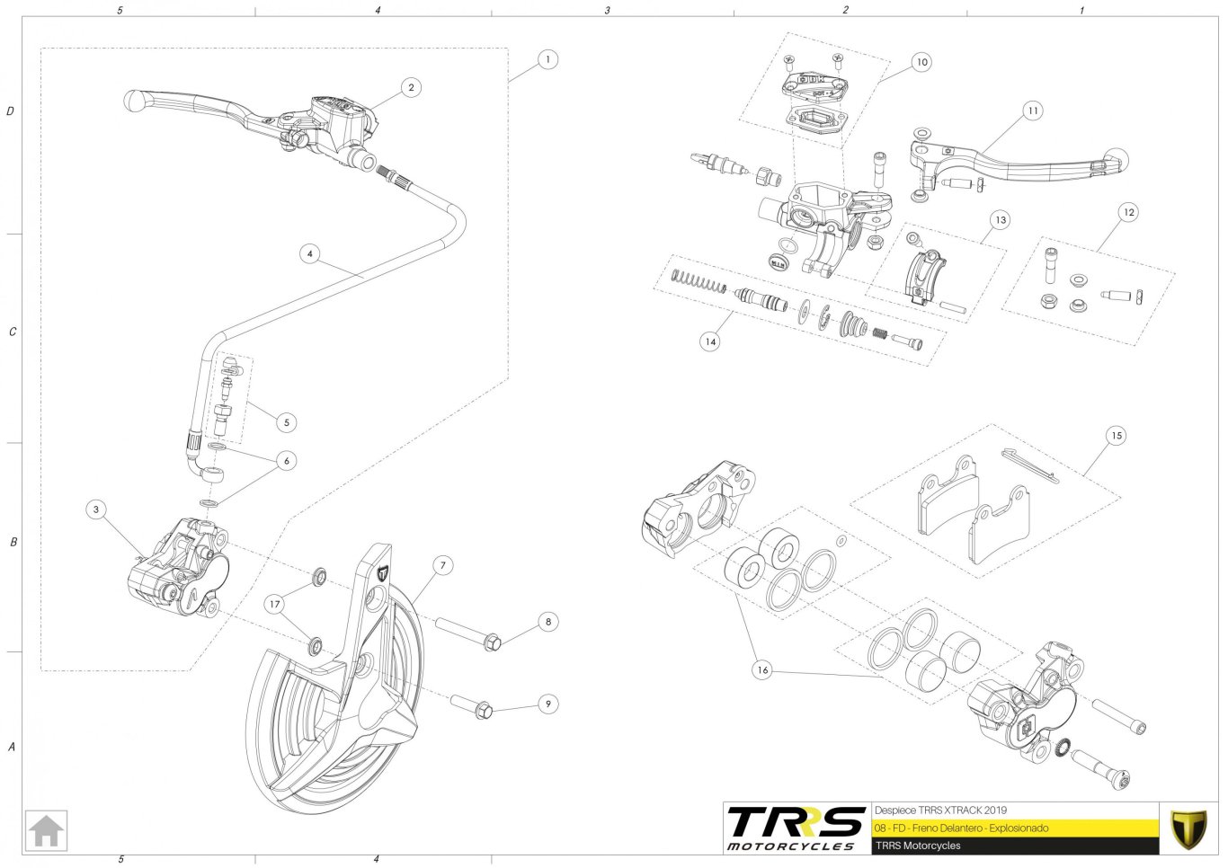 08TR - FRONT BRAKE