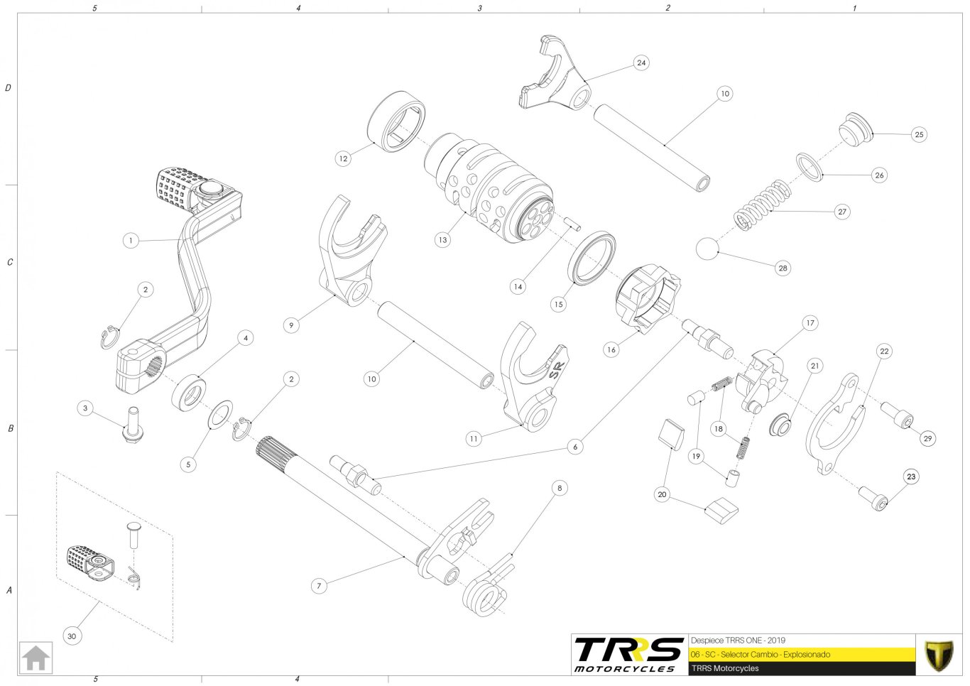 06MT - GEAR SELECTOR GROUP