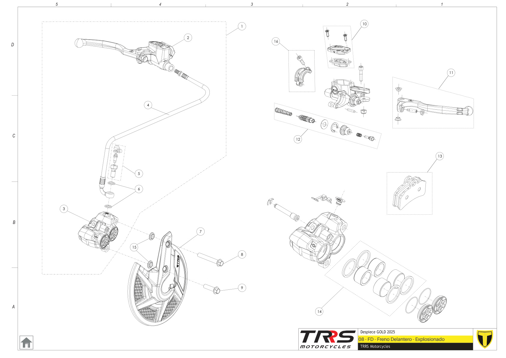 08TR - FRONT BRAKE