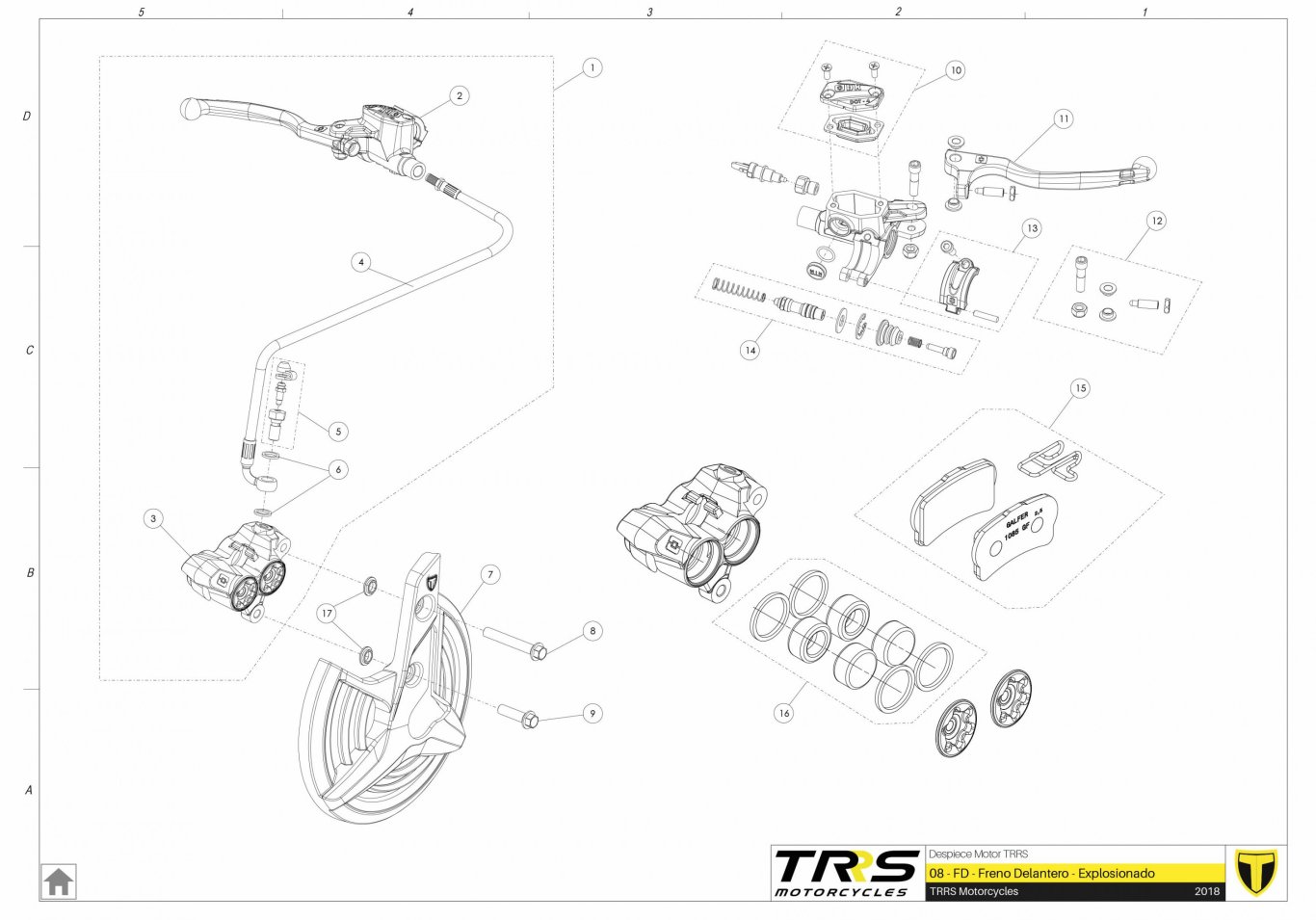 08TR - FRONT BRAKE