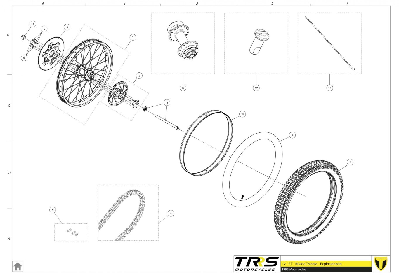 12TR - REAR WHEEL
