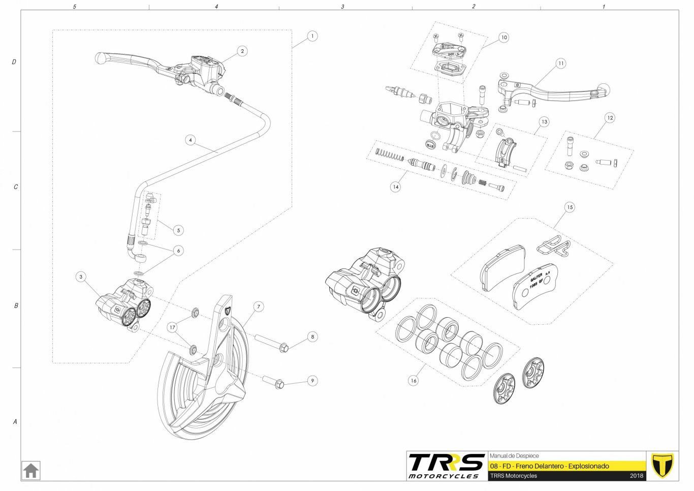 08TR - FRONT BRAKE