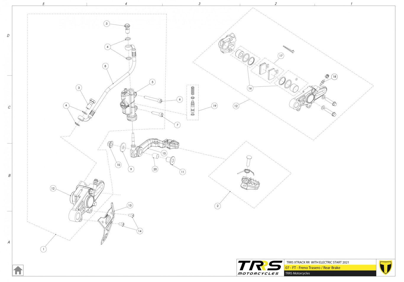 07TR - REAR BRAKE
