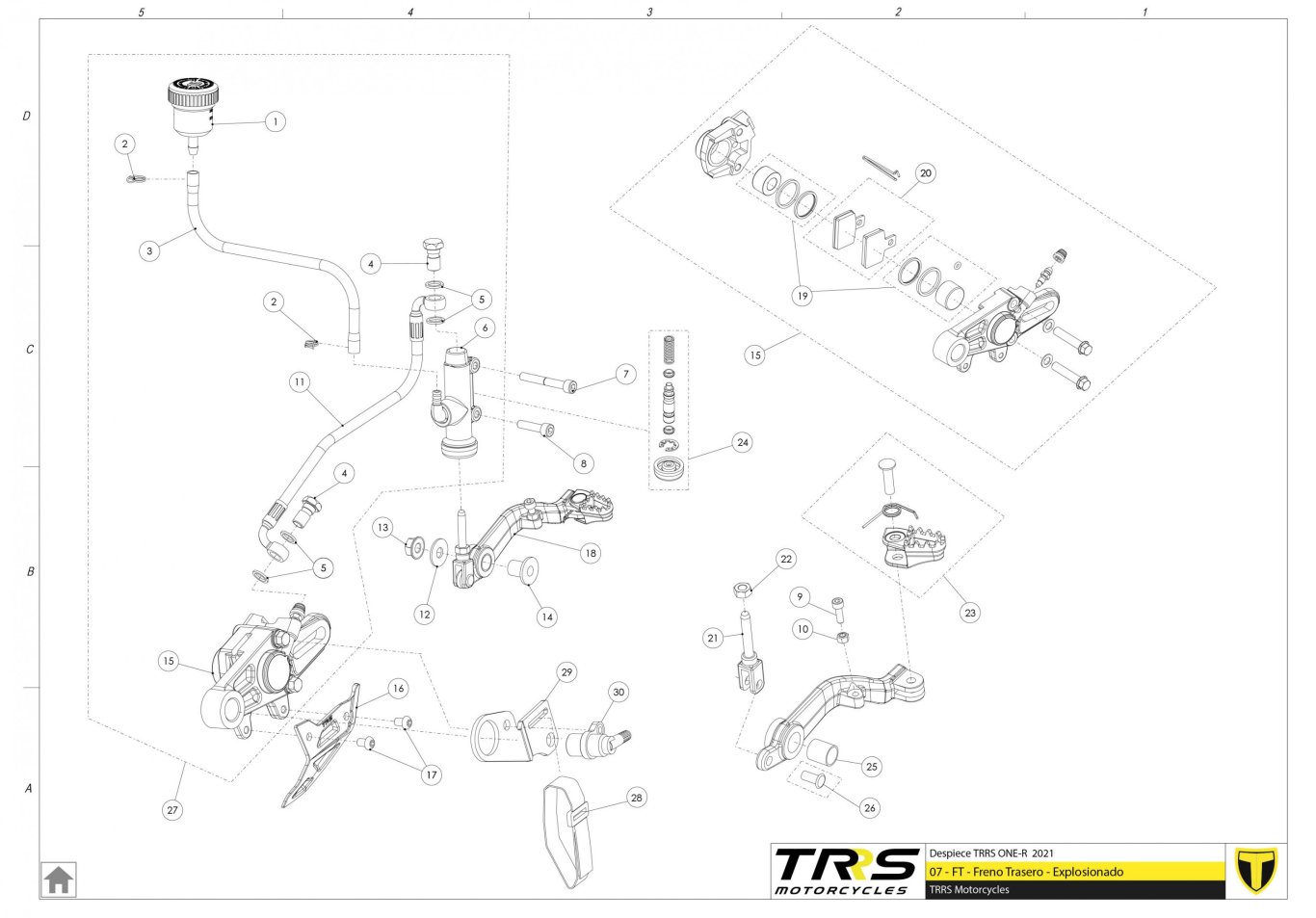 07TR - REAR BRAKE