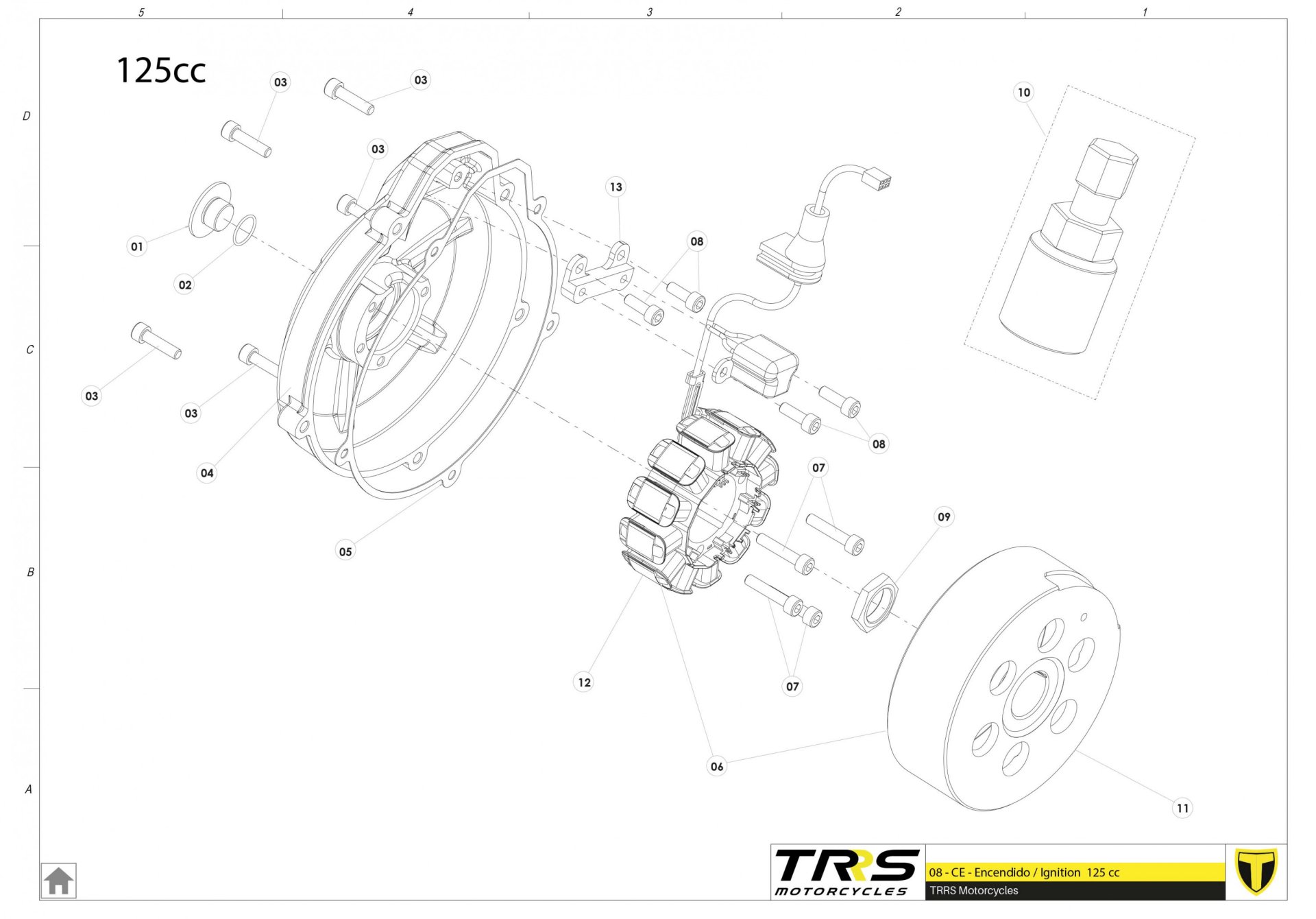 08MT-125 - IGNITION 125CC