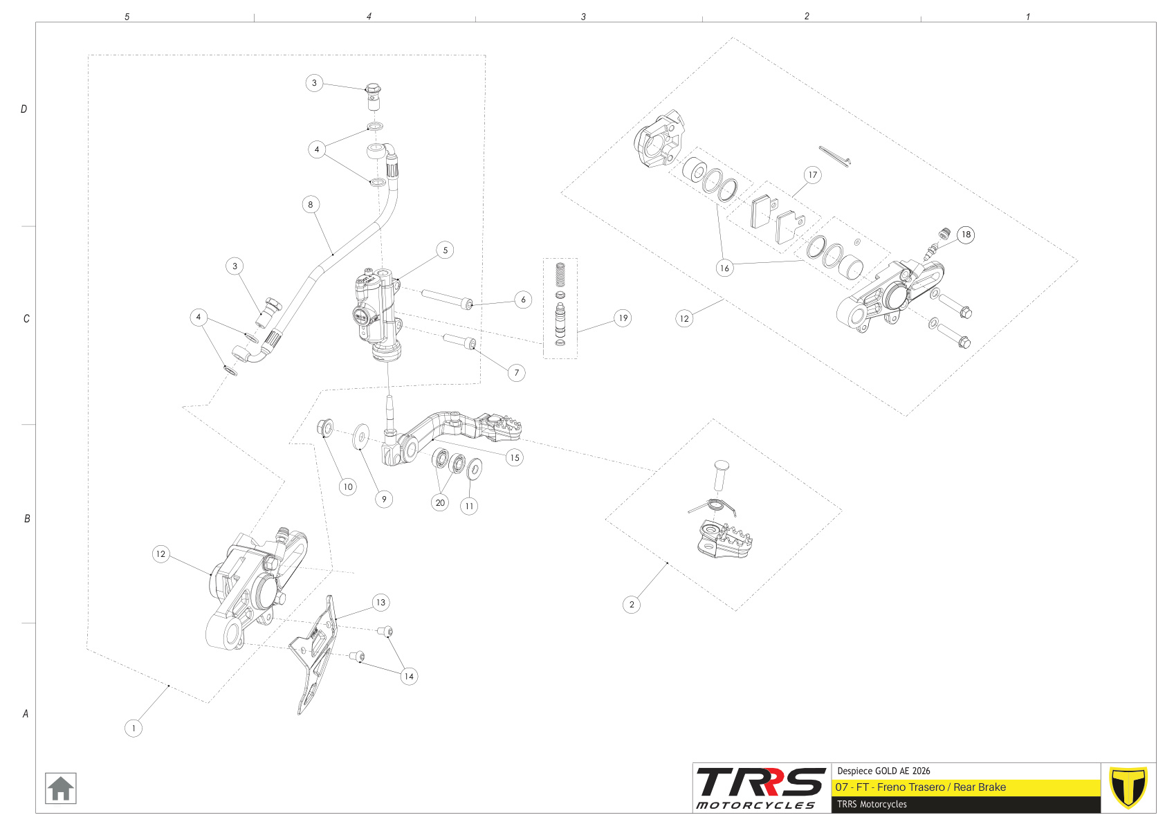 07TR - REAR BRAKE