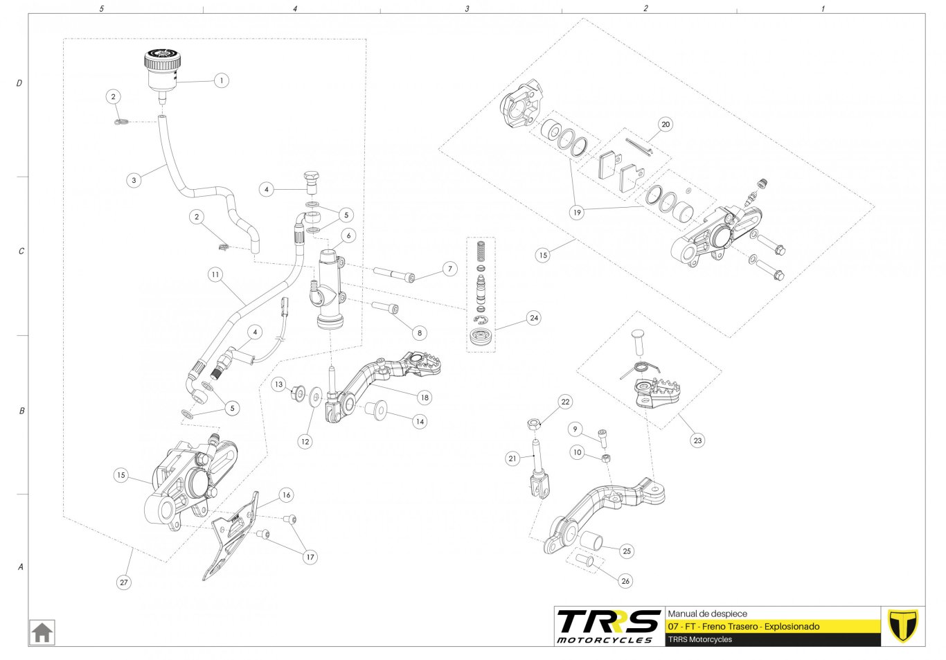 07TR - REAR BRAKE