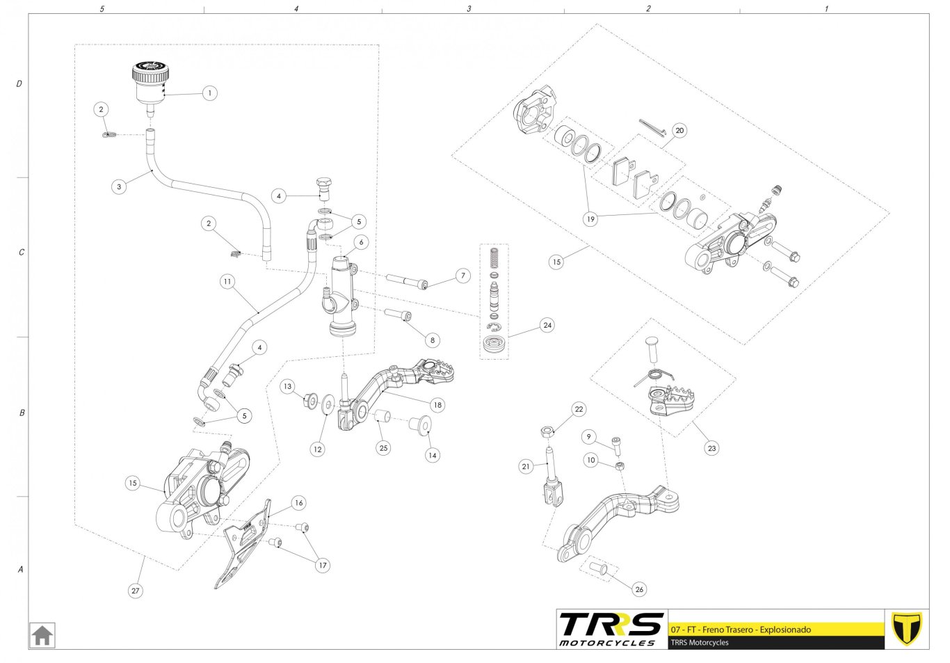 07TR - REAR BRAKE